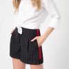 RAG & BONE Jess Pinstripe Short In Navy | Rag & Bone - T. Boutique | Bottoms