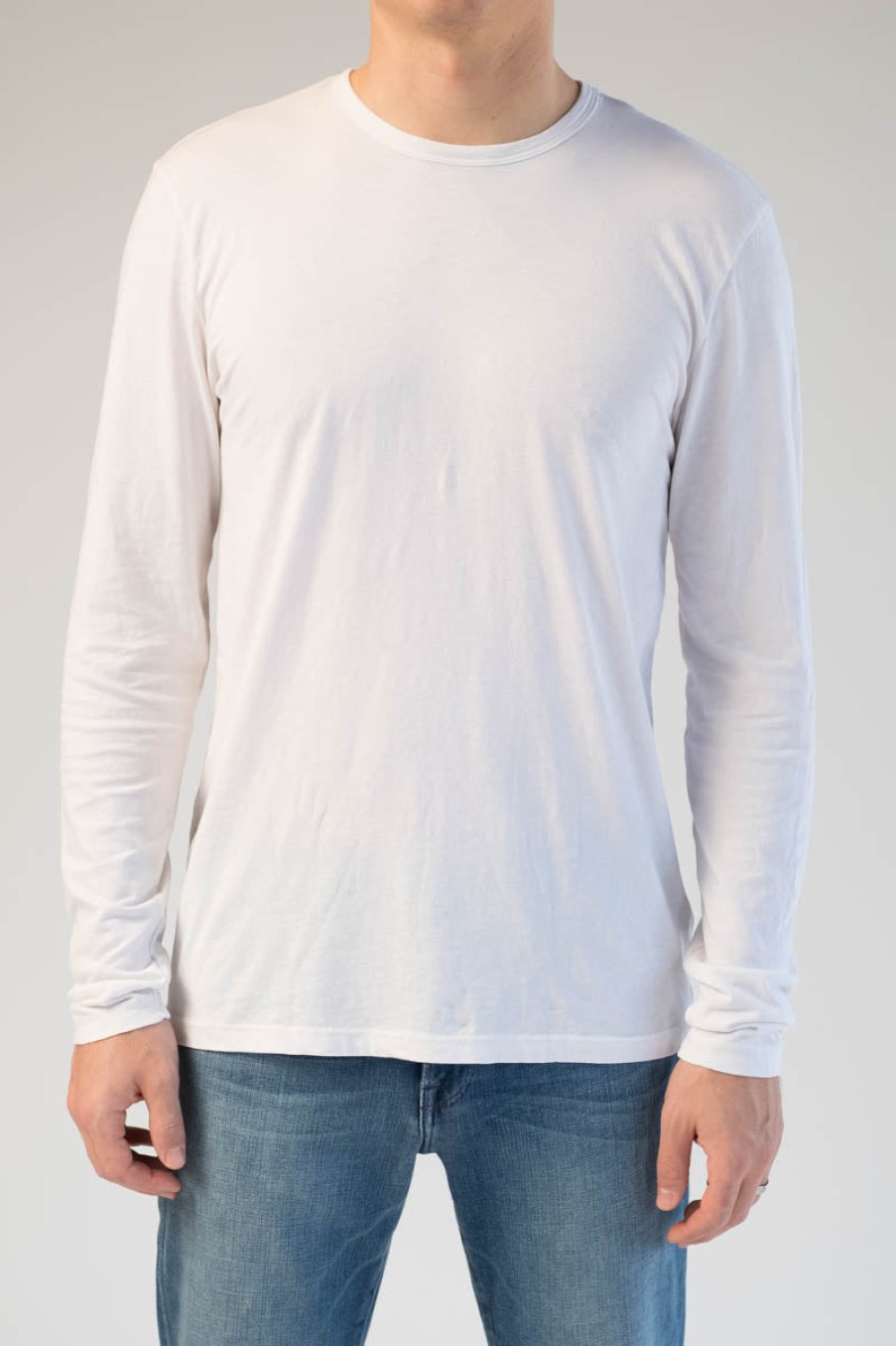 COTTON CITIZEN Classic Crewneck Shirt In Bone | Cotton Citizen - T. Boutique | Tops