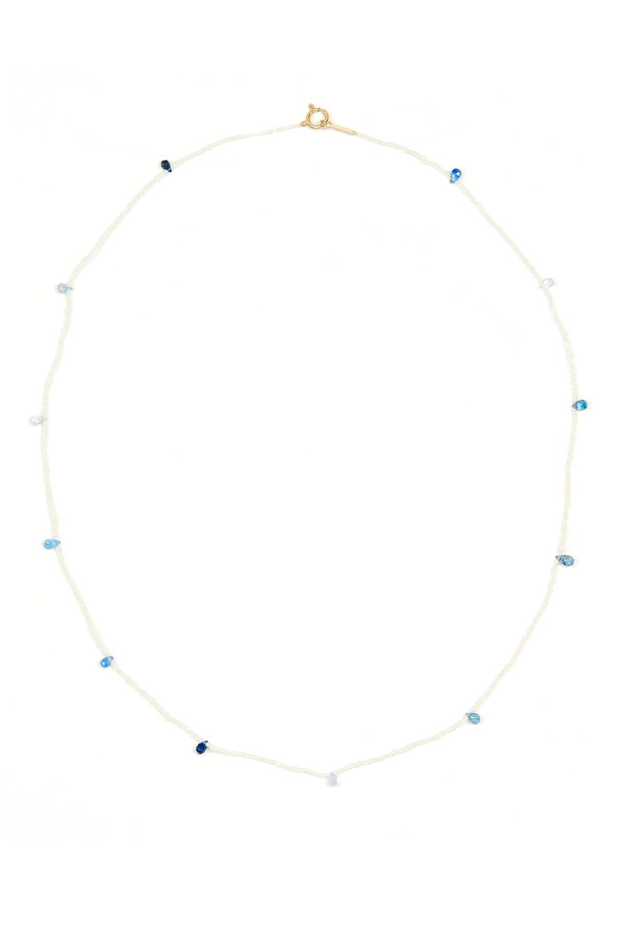 L.A. STEIN Sapphire And Keshi Pearl Beaded Necklace | Jewelry