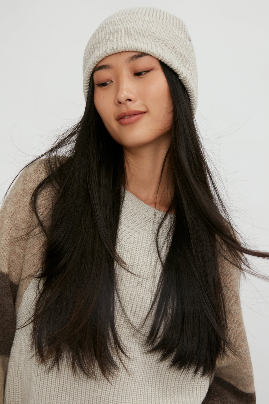 TRANSIT Knit Hat In Sand | Hats