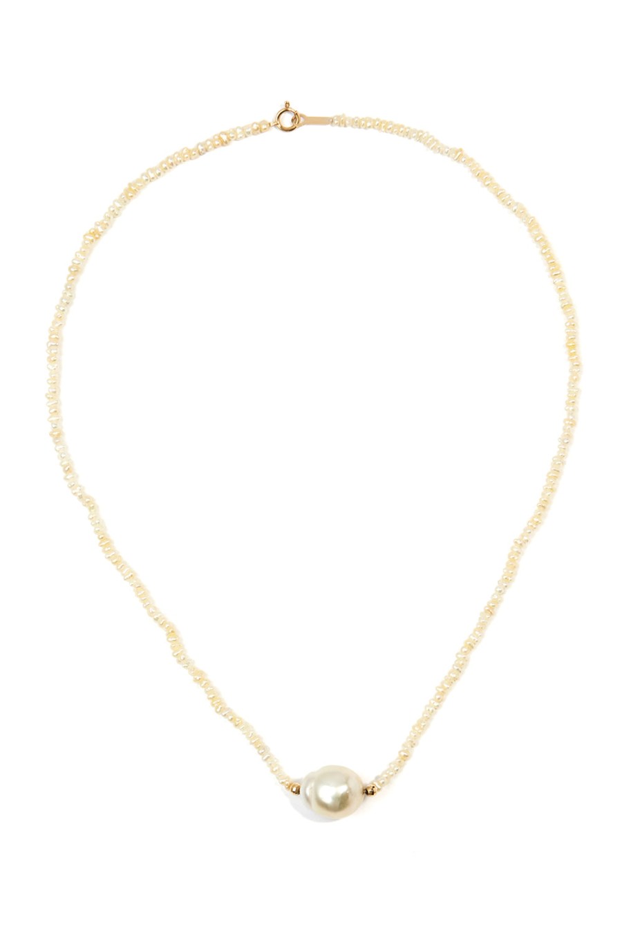 L.A. STEIN Gold Natural Keshi Pearl Necklace | Jewelry