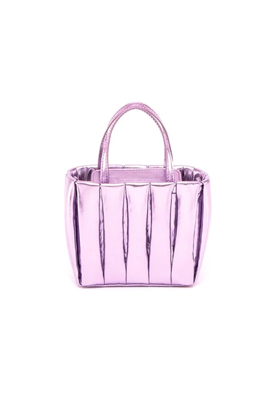 THEMOIRè Aria Laminated Bag In Lilac | Bags