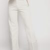 PESERICO Cotton Pant With Lurex Cuffs In Parchment | Bottoms