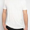 AVANT TOI Linen T-Shirt In Bianco | Tops