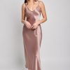 SABLYN Taylor Silk Dress In Mink | Dresses & Skirts