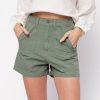 NSF Sabine High Waisted Short In Sulpher Stone | Nsf - T. Boutique | Bottoms