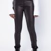 RTA Madrid High Rise Skinny Pants In Black Metallic | Rta - T. Boutique | Bottoms