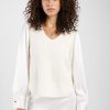 FABIANA FILIPPI Platinum And Mohair Sweater In Raffia | Knitwear