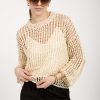 GENTRYPORTOFINO Silk Knit Sweater In Avorio | Knitwear