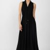 MAX MARA LEISURE Zitto Knit Jersey Dress In Black | Dresses & Skirts