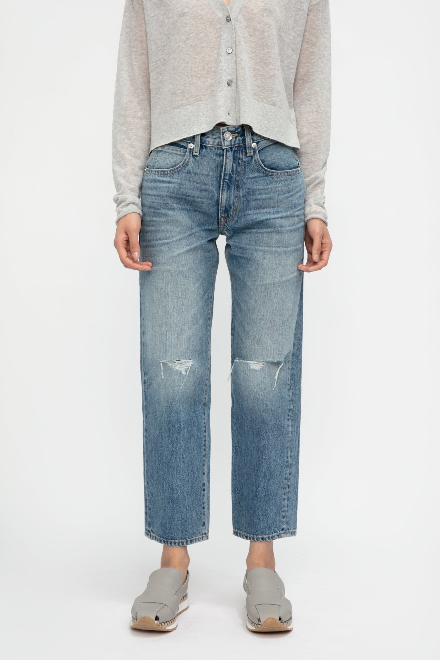 SLVRLAKE Sophie Crop Jean In Badlands | Bottoms