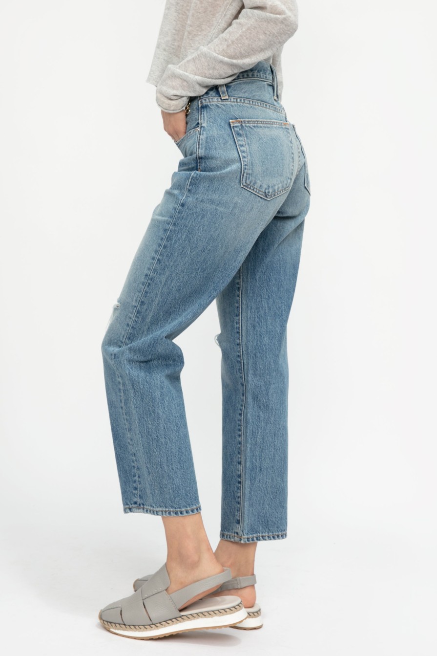 SLVRLAKE Sophie Crop Jean In Badlands | Bottoms