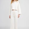 NSF Jayla Wide Leg Pant In Soft White | Bottoms