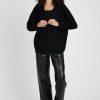 SABLYN Cooper Cable Knit Cardigan In Black | Knitwear