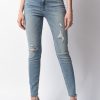 GRLFRND Kendall Skinny Jean In Say You Will Blue | Grlfrnd - T. Boutique | Bottoms