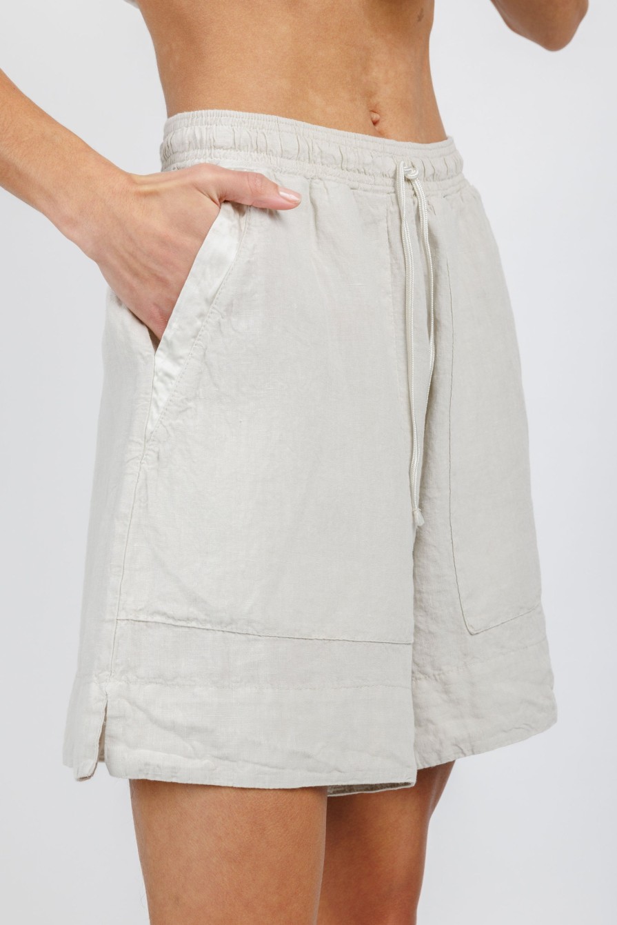 TANDEM Wide Leg Short In Sand | Bottoms