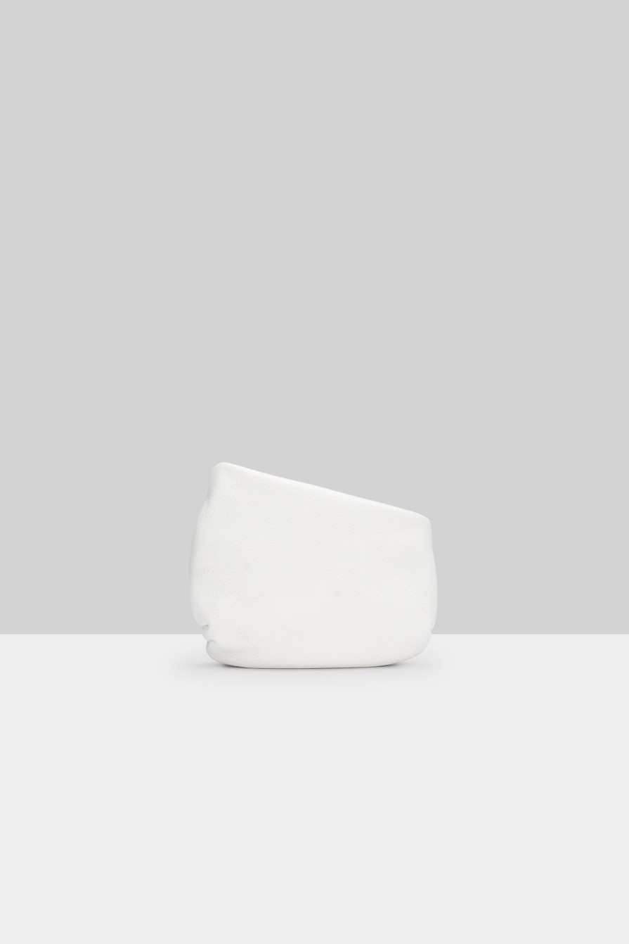 MARSÈLL Fantasmino Grained Leather Bag In White | Bags