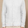 TRANSIT Button Down Shirt In Optical White | Tops