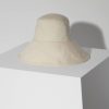 JANESSA LEONÉ Walker Bucket Hat In Off White | Hats