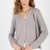 PRIVATE 0204 Airy Summer Cashmere Cardigan In Sand | Knitwear