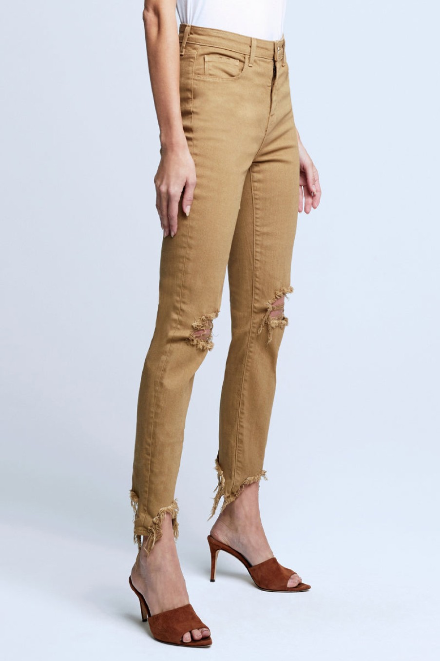 L'AGENCE Buy High Line Skinny In Sahara | L'Agence - T. Boutique | Bottoms