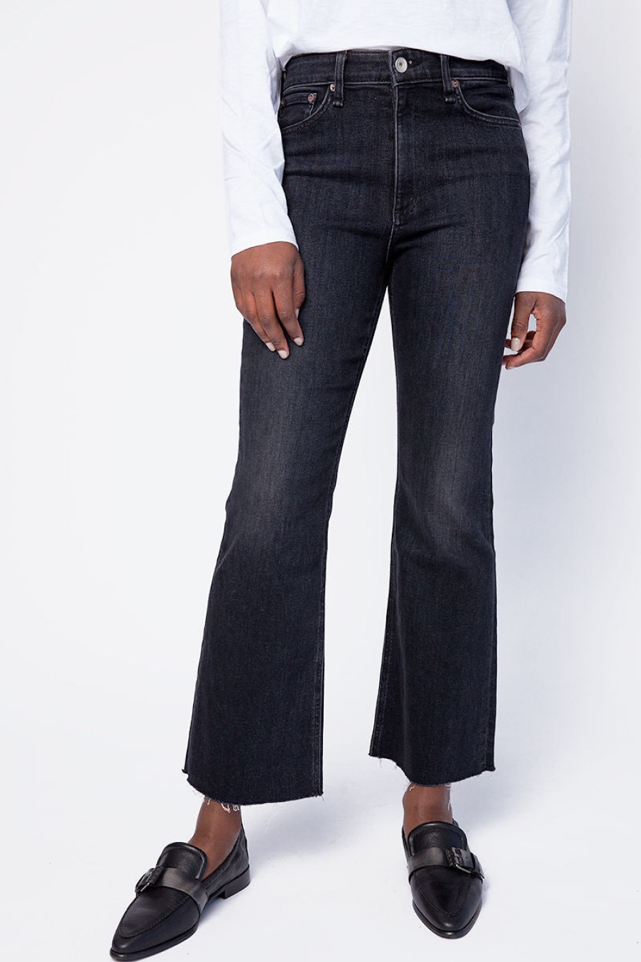 RAG & BONE Nina High Rise Flare Jeans In Reyes | Rag & Bone - T. Boutique | Bottoms