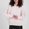 N°21 Round Neck Oversized Sweater In Soft Pink | Knitwear