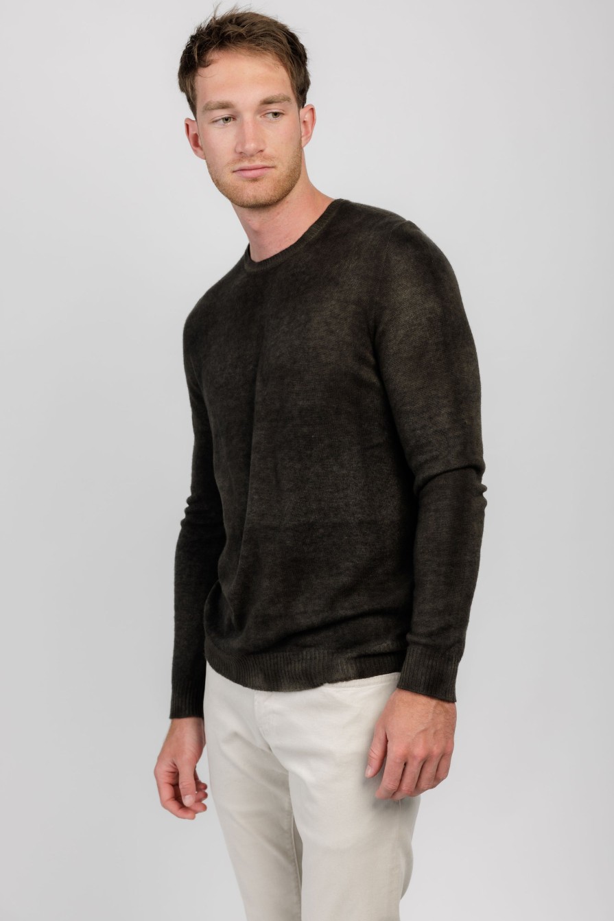 AVANT TOI Reversible Pullover Sweater In Mushroom | Tops