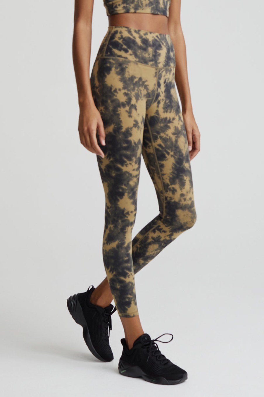 VARLEY Buy Pocket Legging In Flaxen Tie Dye | Varley - T. Boutique | Bottoms