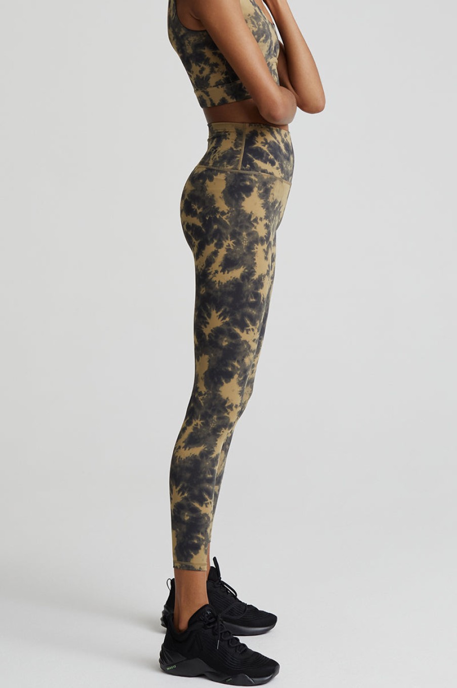 VARLEY Buy Pocket Legging In Flaxen Tie Dye | Varley - T. Boutique | Bottoms