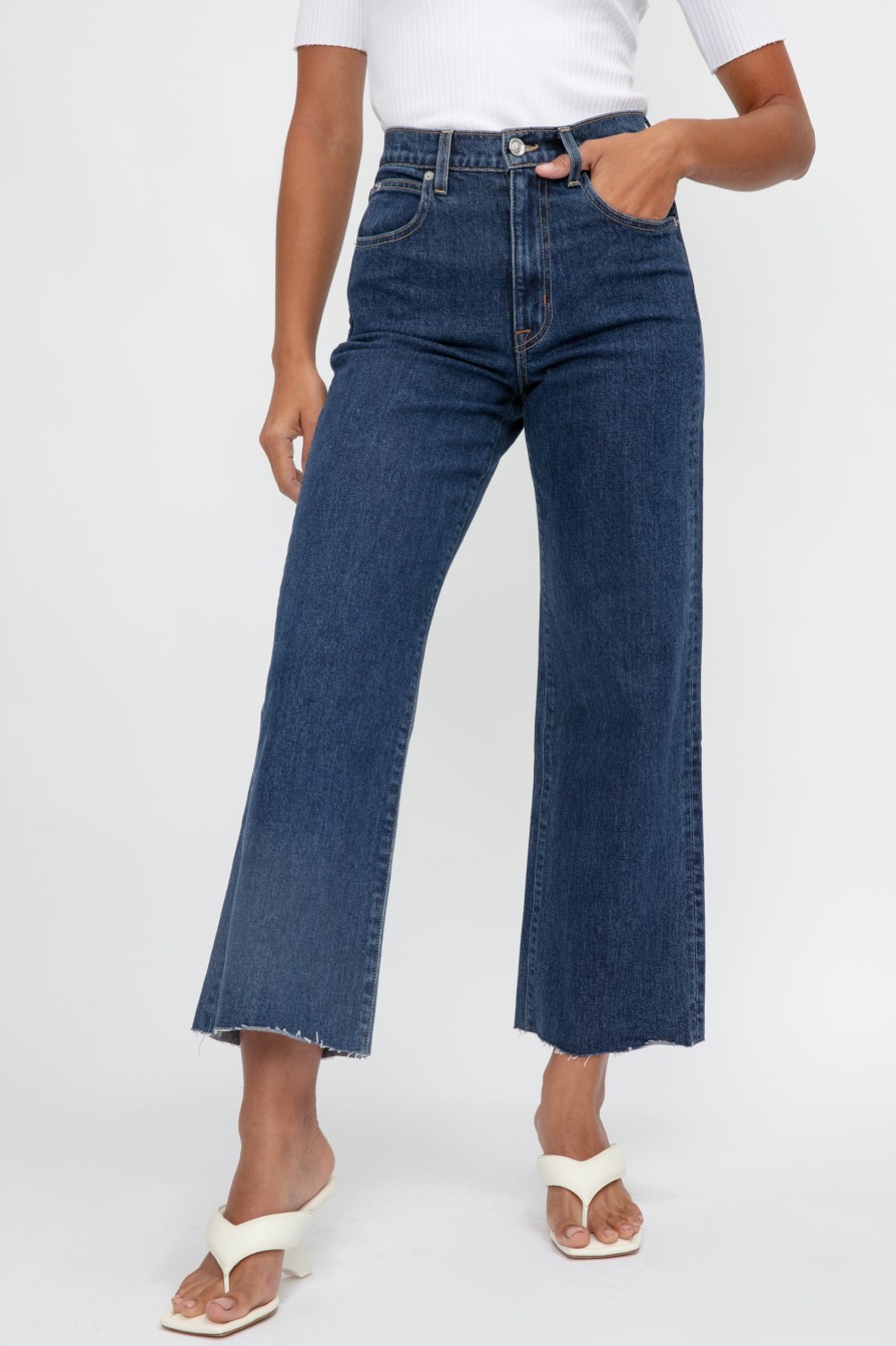 SLVRLAKE Grace Crop Jean In Western Hero | Bottoms