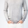 AVANT TOI Cashmere Silk Knit Pullover In Ice | Avant Toi - T. Boutique | Tops