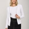 MAX MARA LEISURE Calente Knit Zip-Up Cardigan In Optical White | Knitwear